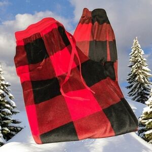 PLAID PAJAMA PANTS SZ SM